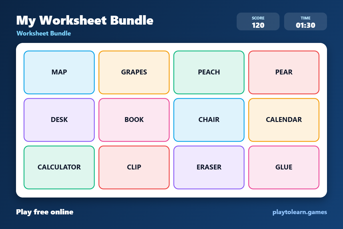 📚 Books & Reading worksheet bundle — printable worksheet preview — for 2nd Grade