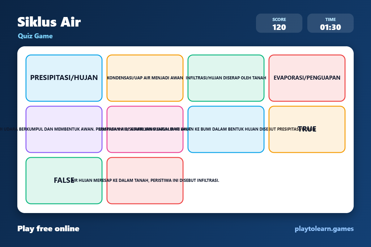 🧪 Science quiz game — printable worksheet preview — for 4th Grade, 5th Grade, 6th Grade, 7th Grade