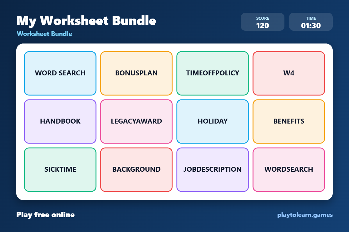 💼 jobs and occupations worksheet bundle — printable worksheet preview — for Adult
